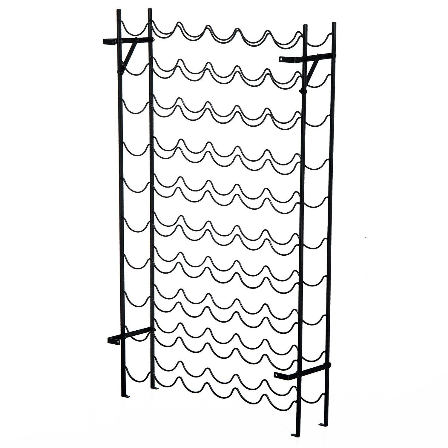 Sieninė 60 butelių vyno lentyna