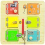 Sieninė lavinamoji lenta su užraktais