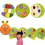 Sieninė medinė lavinamoji vikšro formos lenta