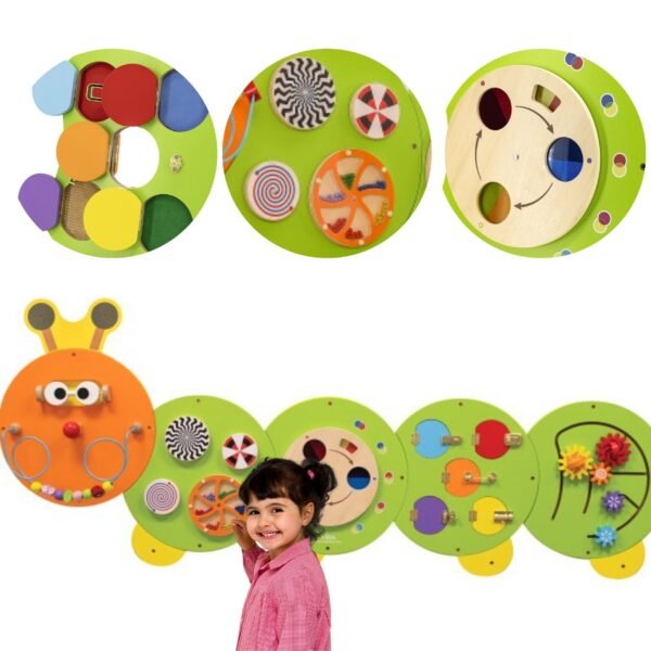 Sieninė medinė lavinamoji vikšro formos lenta