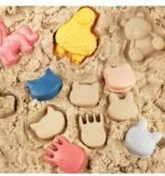 Silikoninis smėlio formelių ir semtuvėlių rinkinys – Paveikslėlis 4