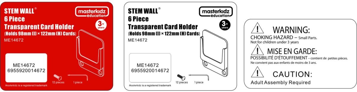 Skaidrūs dėklai nuotraukoms ir kortelėms, 6 vnt. – Paveikslėlis 8