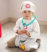 Slaugytojos kostiumėlis su prijuoste ir kepuraite – Paveikslėlis 13