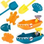 Smėlio ir vandens žaidimų laivas su priedais – Paveikslėlis 5