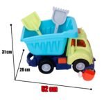 Smėlio rinkinys su dideliu 52 cm savivarčiu ir 20 formelių – Paveikslėlis 2