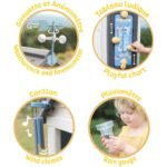 Plastikinis sodo namelis vaikams su orų stotimi – Paveikslėlis 5