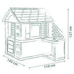 Sodo žaidimų namelis su virtuvėle ir 17 virtuvės priedų – Paveikslėlis 7
