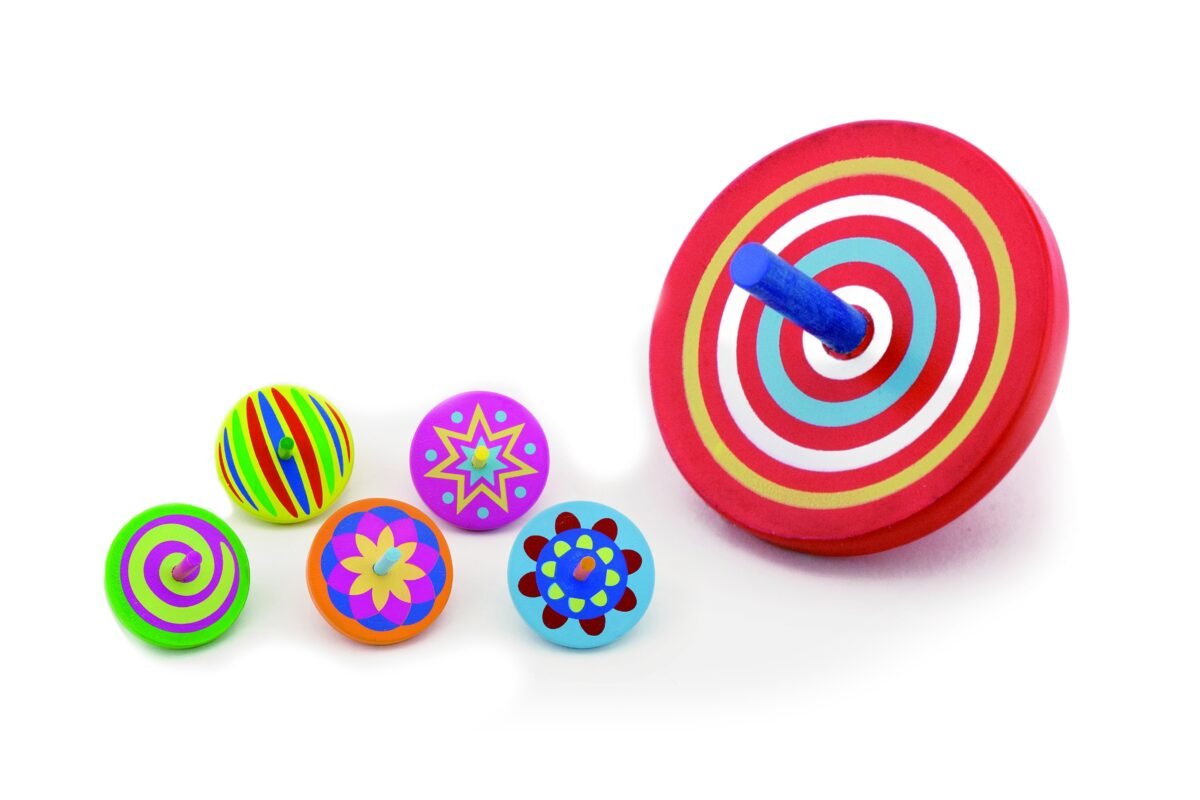 Spalvotas medinis vilkelis – Paveikslėlis 8