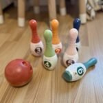Spalvoti kėgliai vaikams su skaičiais – Paveikslėlis 2