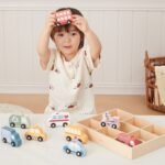 Spalvotų medinių miesto transporto priemonių 9 vnt – Paveikslėlis 3