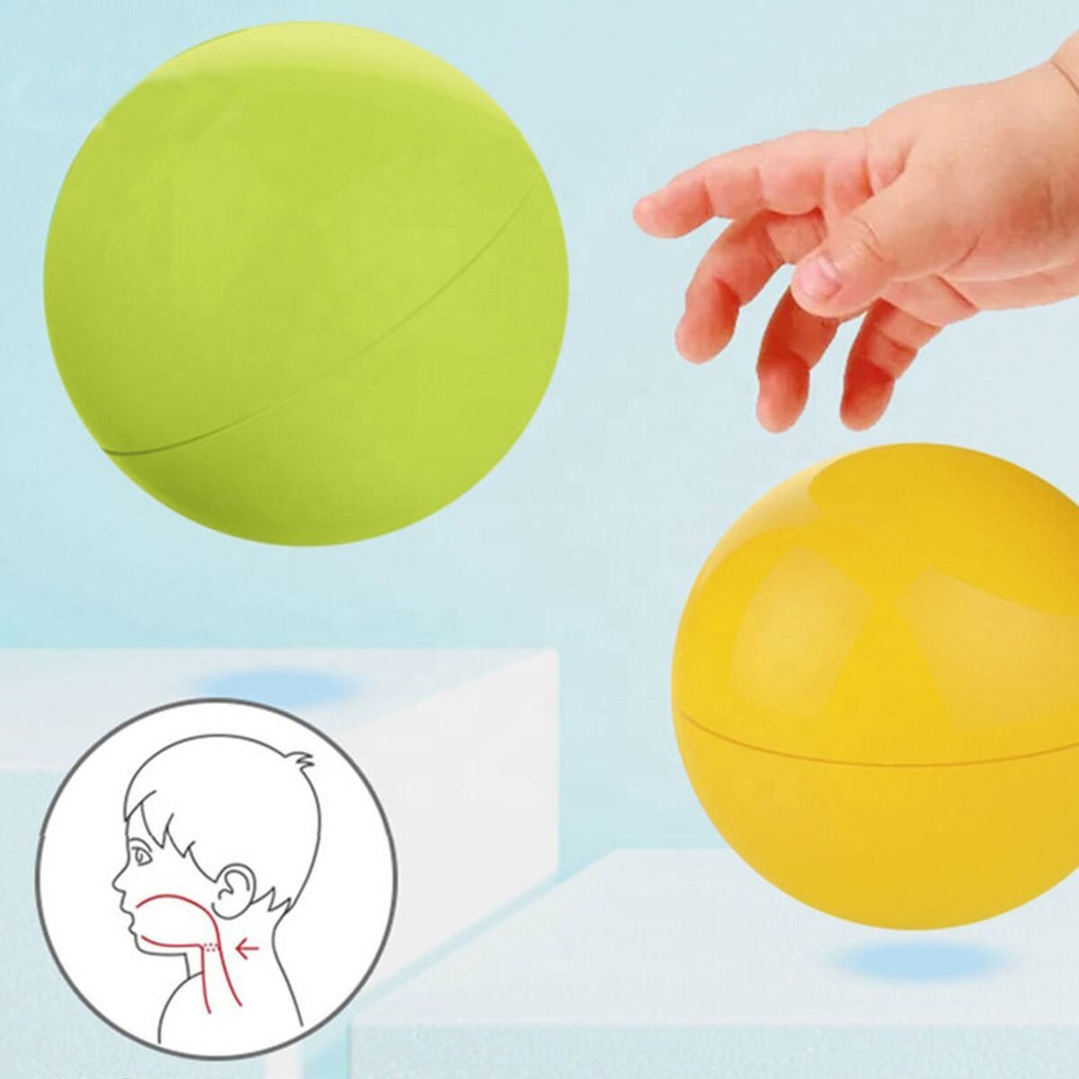 Spiralinis rutuliukų bokštas su 3 rutuliukais – Paveikslėlis 3