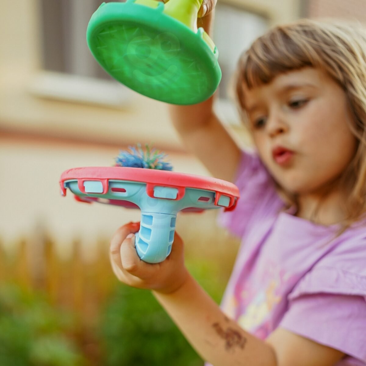 Sportinis 3in1 žaidimas su raketėmis ir kamuoliukais – Paveikslėlis 2