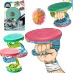 Sportinis 3in1 žaidimas su raketėmis ir kamuoliukais