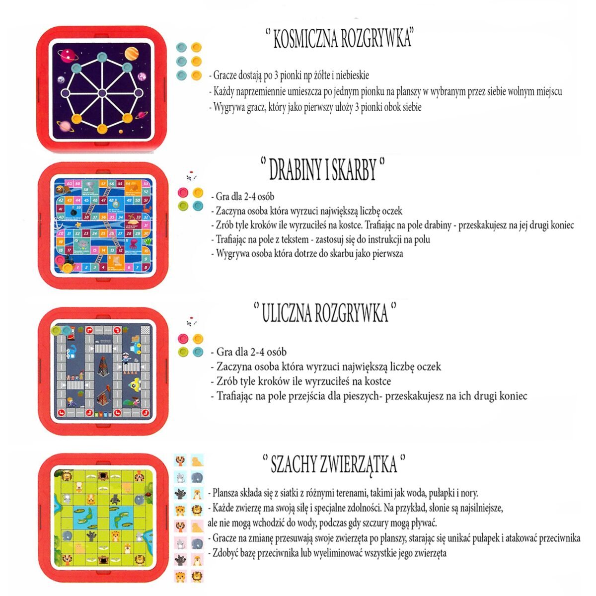 Stalo ir loginių žaidimų staliukas 11 viename, 65 dalys – Paveikslėlis 13