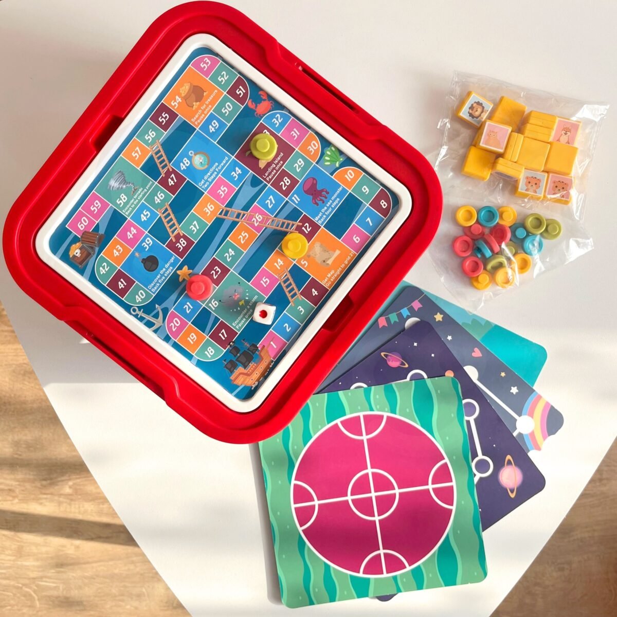 Stalo ir loginių žaidimų staliukas 11 viename, 65 dalys – Paveikslėlis 6