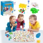 Stalo žaidimų rinkinys du viename: mažasis detektyvas ir kiniškos šaškės