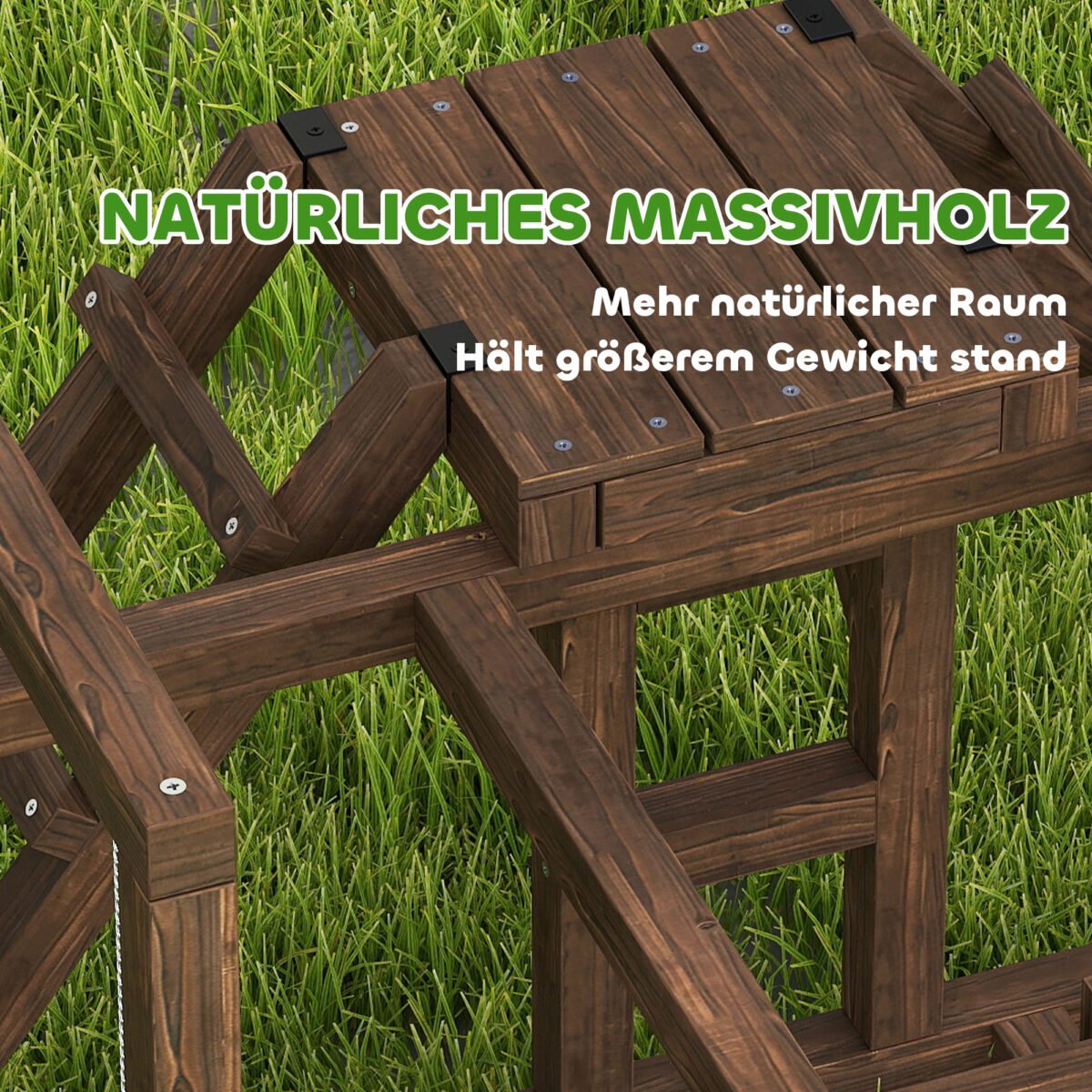 Vištų aktyvumo platforma su daugiaaukštėmis rampomis ir sūpuoklėmis – Paveikslėlis 5