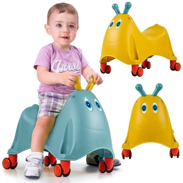 Stumdukas su 360° besisukančiais guminiais ratukais