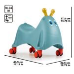 Stumdukas su 360° besisukančiais guminiais ratukais – Paveikslėlis 9