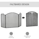 Židinio apsauga metalinė sulankstoma trijų dalių – Paveikslėlis 5