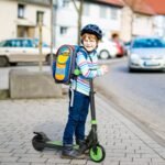 reguliuojamo aukščio elektrinis paspirtukas vaikams nuo 6 metų