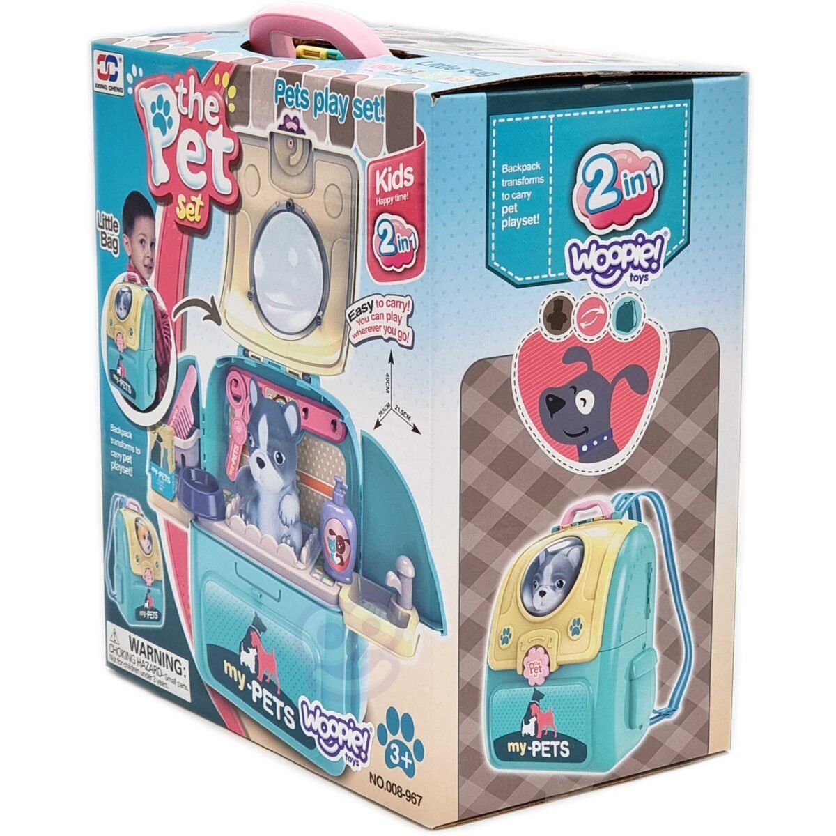 Šunelių priežiūros salonas-transporteris kuprinėje – Paveikslėlis 11