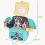 Šunelių priežiūros salonas-transporteris kuprinėje – Paveikslėlis 15