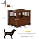 Daugiafunkcis šunų boksas su pakeltu pagrindu – Paveikslėlis 3