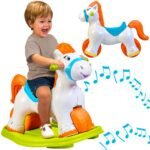 Supamasis ir paspiriamas arkliukas 2in1 su garso efektais