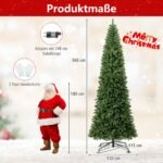 Šviečiantis dirbtinis Kalėdų medis su 2536 šakelėmis 360 cm (Žalia)
