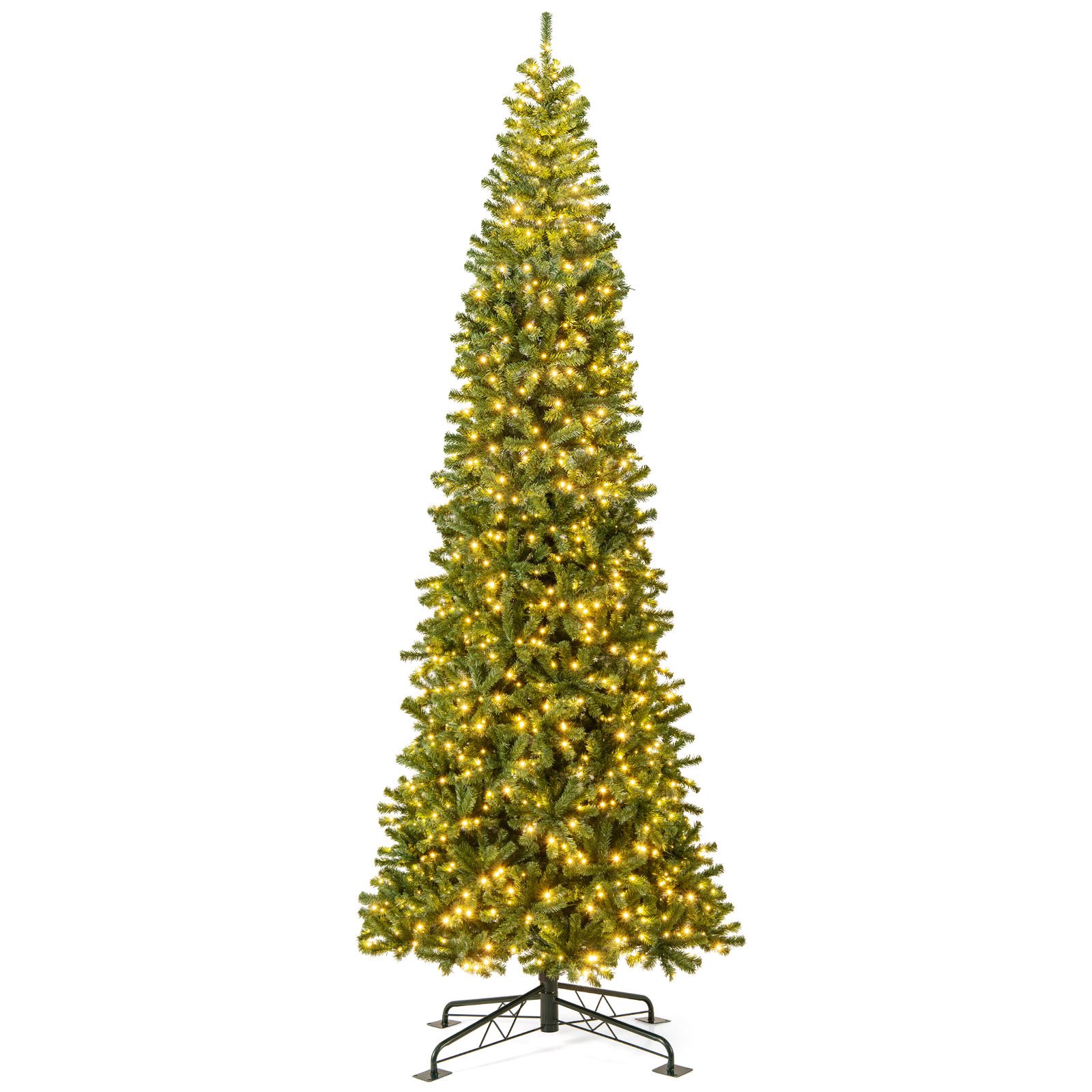 Šviečiantis dirbtinis Kalėdų medis su 2536 šakelėmis 360 cm (Žalia)