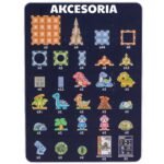 Švytinčios tamsoje magnetinės dinozaurų parko konstravimo kaladėlės, 124 dalys – Paveikslėlis 6