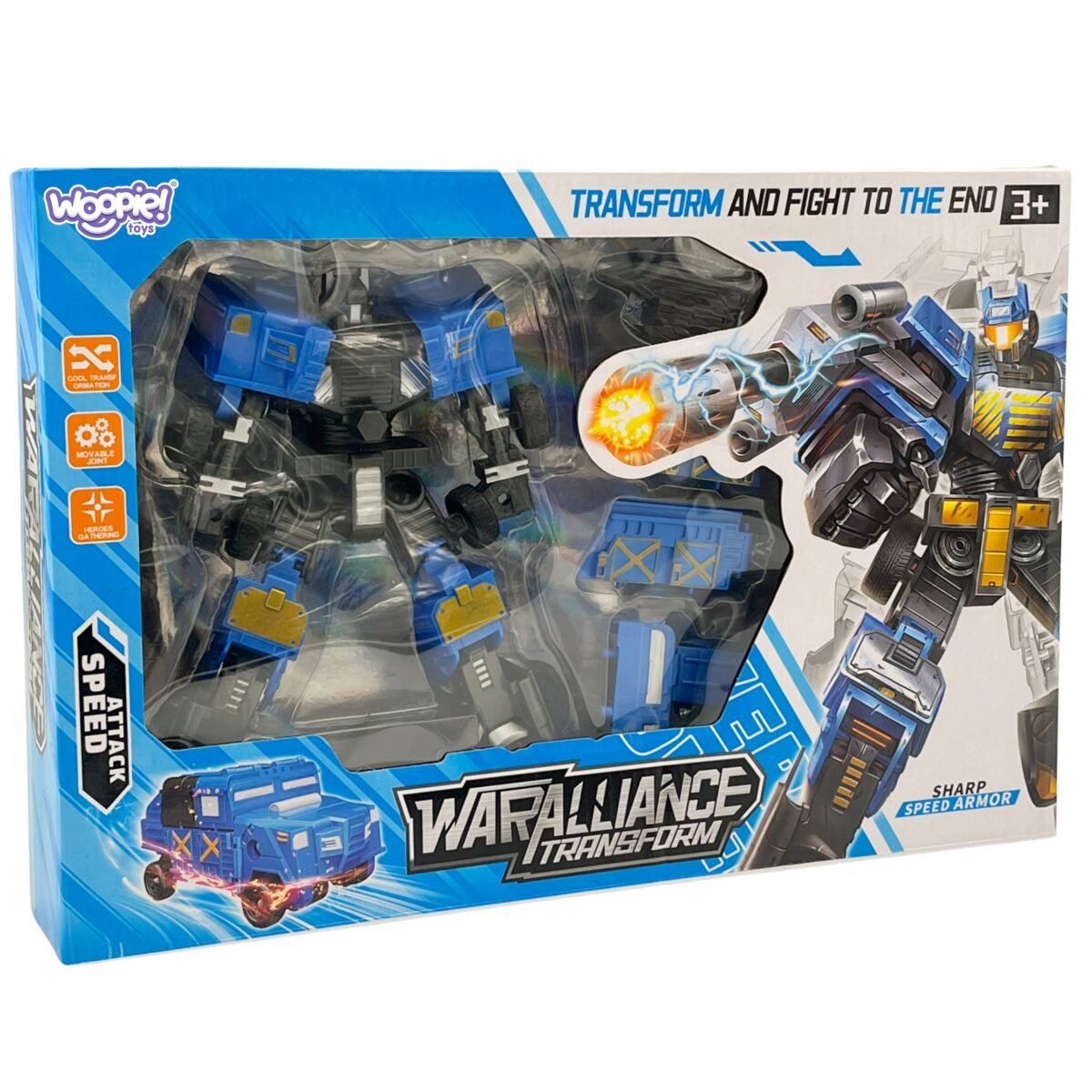 Transformuojamas kovinis robotas 2in1 su priedais – Paveikslėlis 5