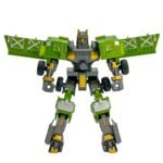 Transformuojamas robotas–kovinis automobilis 3in1 su revolveriu ir šoviniais žalias – Paveikslėlis 3