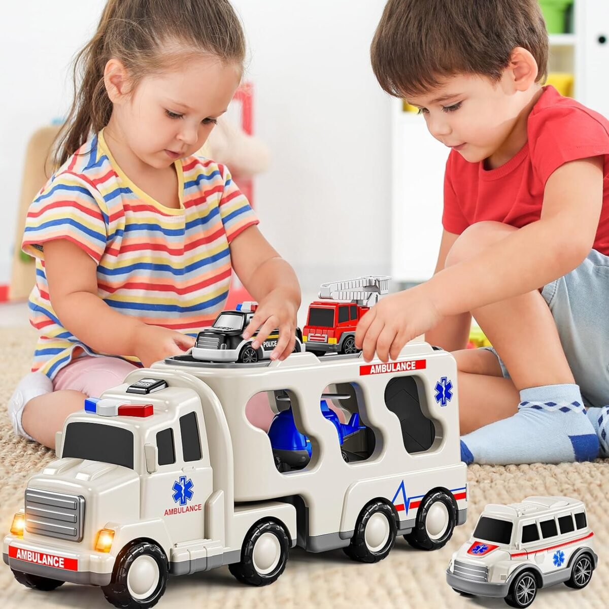 Transportavimo sunkvežimis su 4 gelbėjimo mašinėlėmis – Paveikslėlis 5