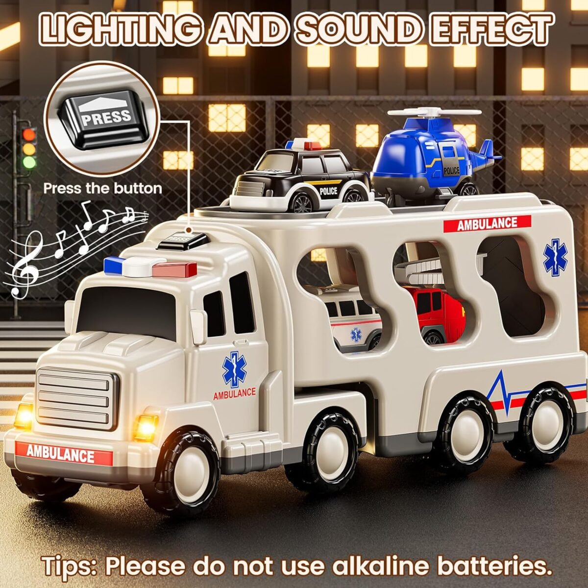 Transportavimo sunkvežimis su 4 gelbėjimo mašinėlėmis – Paveikslėlis 7