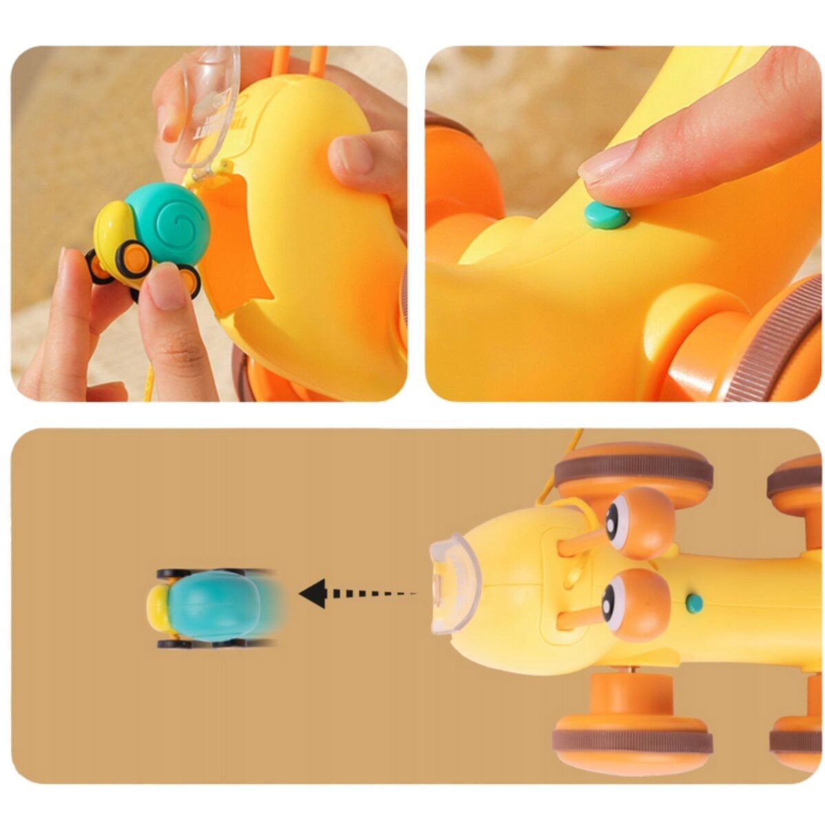 Traukiamoji sraigė su cimbolais ir automobiliuko paleidikliu – Paveikslėlis 10