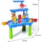 Trijų lygių vandens ir smėlio staliukas su 37 priedais – Paveikslėlis 14