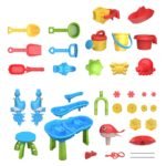 Trijų lygių vandens ir smėlio staliukas su 37 priedais – Paveikslėlis 10