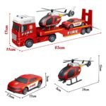 Ugniagesių mašinėlių rinkinys su šviesomis ir garsais – Paveikslėlis 8