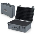 Universalus vandeniui atsparus kietas dėklas (Pilka)