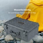 Universalus vandeniui atsparus kietas dėklas (Pilka) – Paveikslėlis 3