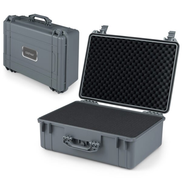 Universalus vandeniui atsparus kietas dėklas (Pilka)