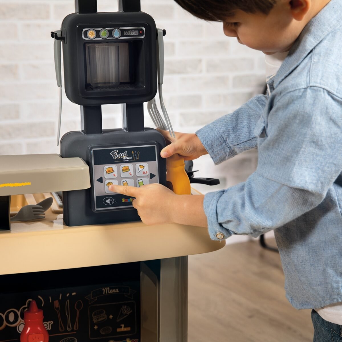 Vaikiška virtuvėlė-kavinė su 29 priedais – Paveikslėlis 3