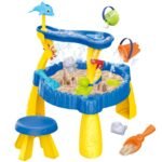 Vandens ir smėlio staliukas 2in1 XL su kėdute