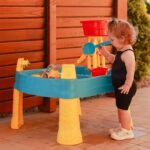 Vandens ir smėlio staliukas su malūnėliu ir 14 priedų – Paveikslėlis 2