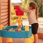 Vandens ir smėlio staliukas su malūnėliu ir 14 priedų – Paveikslėlis 3