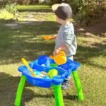 Vandens ir smėlio staliukas žaidimams su 9 priedais – Paveikslėlis 2