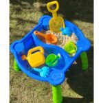 Vandens ir smėlio staliukas žaidimams su 9 priedais – Paveikslėlis 11