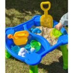 Vandens ir smėlio staliukas žaidimams su 9 priedais – Paveikslėlis 12